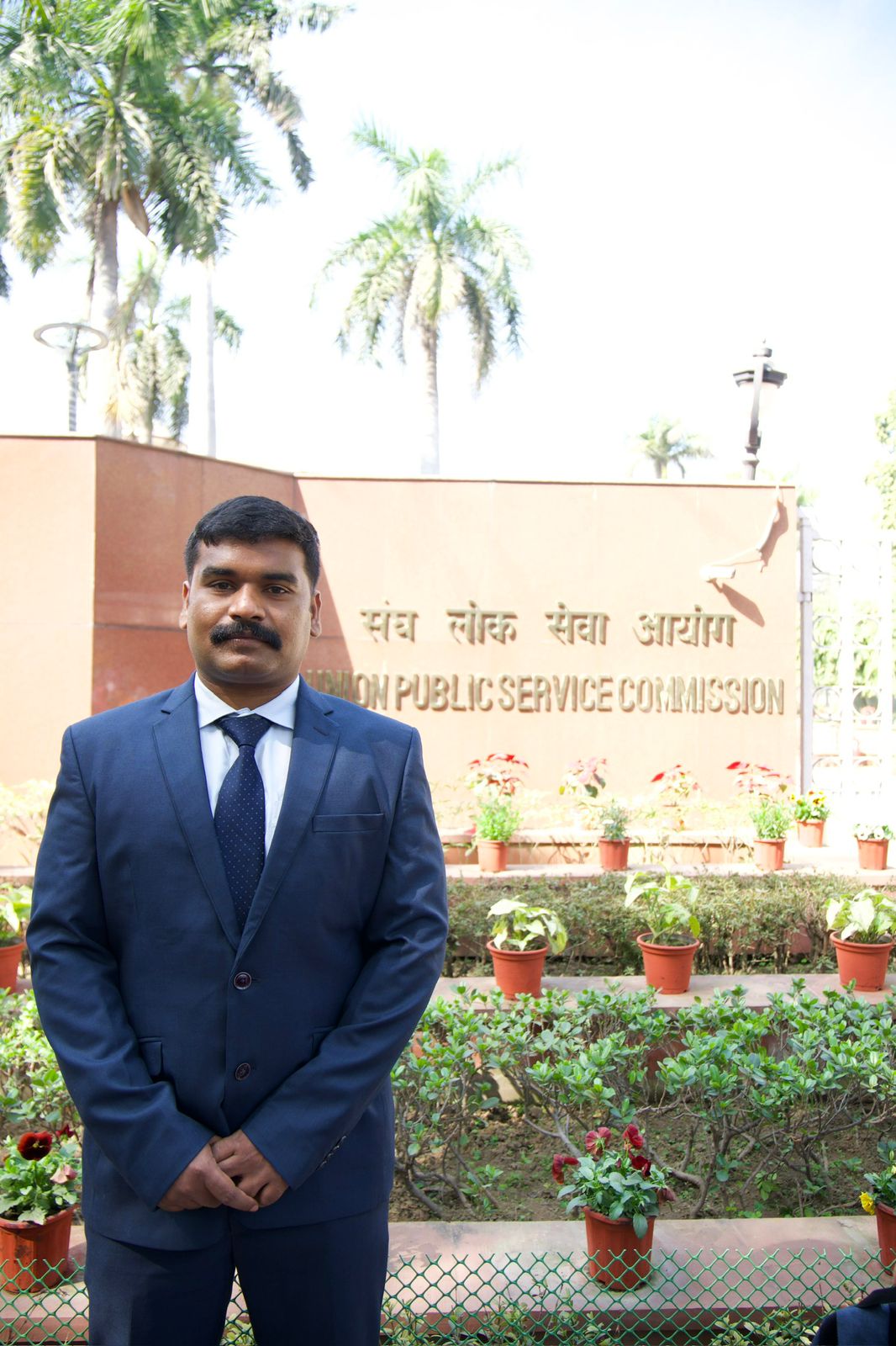 Nikhil Nakka at UPSC Bhavan for the Civil Services Personality Test, 13 February 2026